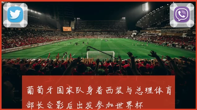 葡萄牙国家队身着西装与总理体育部长合影后出发参加世界杯