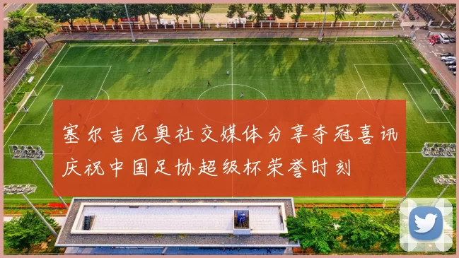 塞尔吉尼奥社交媒体分享夺冠喜讯庆祝中国足协超级杯荣誉时刻
